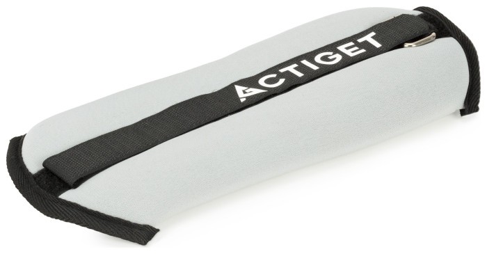 Утяжелители-манжеты для ног и рук Actiget 2 x 1 кг ACT0128 Grey/Black