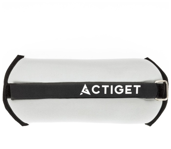 Утяжелители-манжеты для ног и рук Actiget 2 x 1 кг ACT0128 Grey/Black