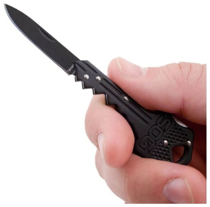 Раскладной нож SOG Key Knife, Black