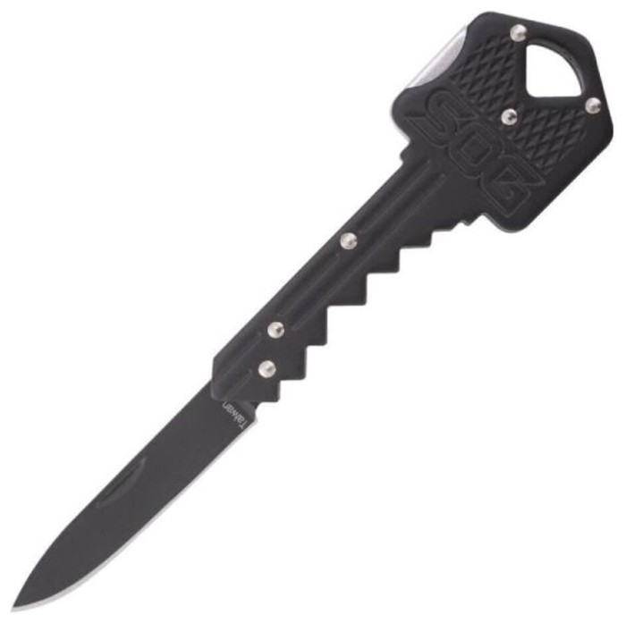 Раскладной нож SOG Key Knife, Black