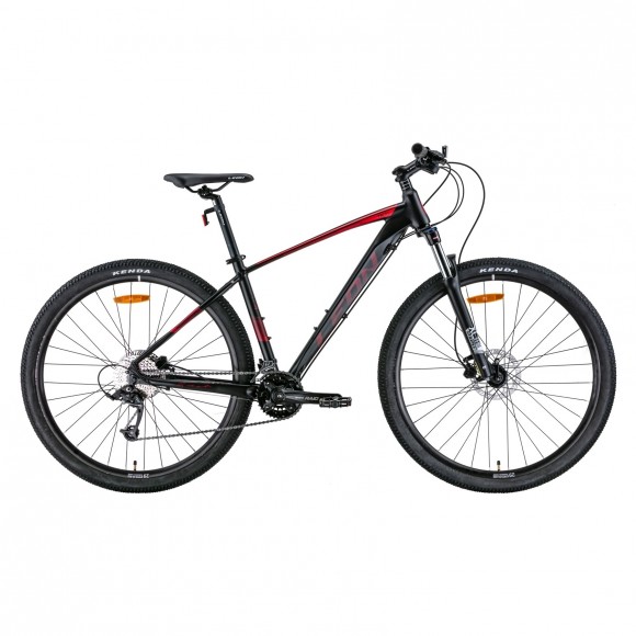 Велосипед 29" Leon TN-70 AM Hydraulic lock out HDD 2022 (черный с красным (м)) 