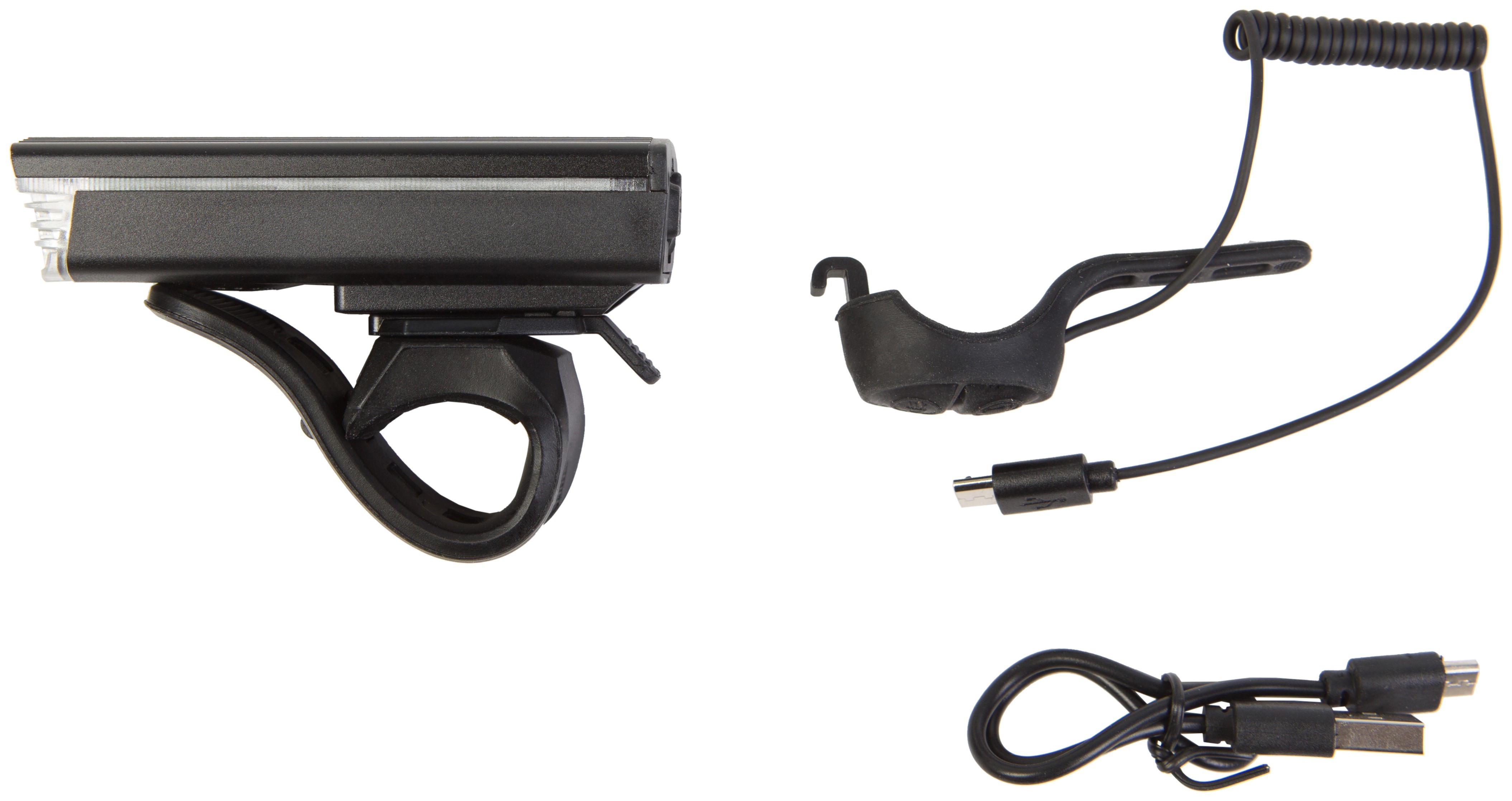 Ліхтар пров. з бічним підсвічуванням BC-FL1625 300лм живлення Li-on 1200mAh з ел дзвінком USB Pl