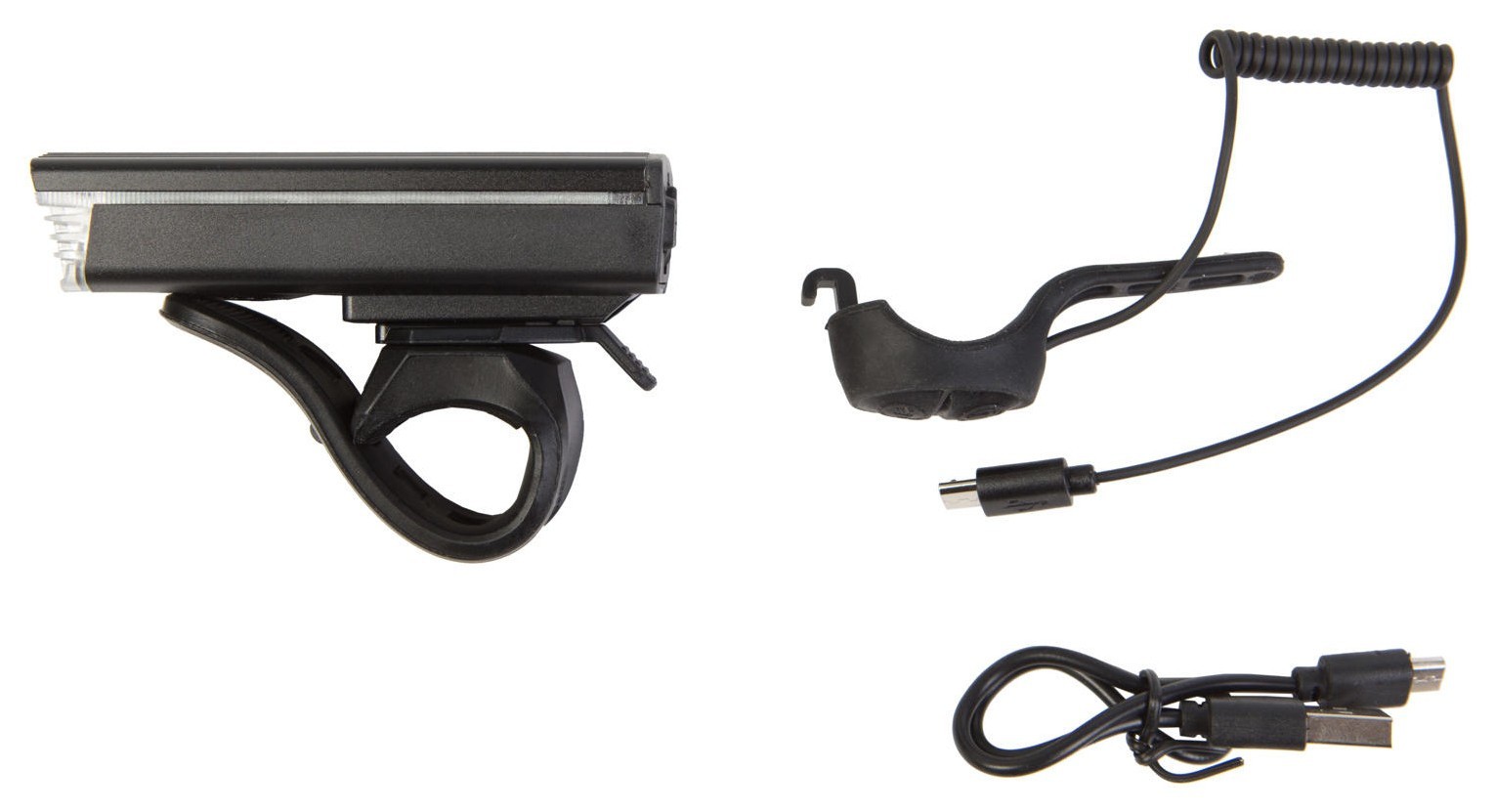 Фонарь пров. с боковой подсветкой BC-FL1625 300лм питание Li-on 1200mAh с эл звонком USB Pl