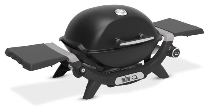 Газовый гриль Weber Q1200N Black с боковыми столиками 1501070