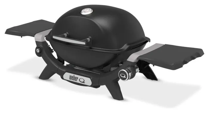 Газовый гриль Weber Q1200N Black с боковыми столиками 1501070