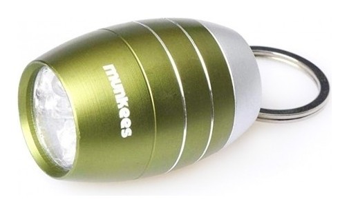 Munkees 1082 брелок-ліхтарик Cask shape 6-LED light green, укр