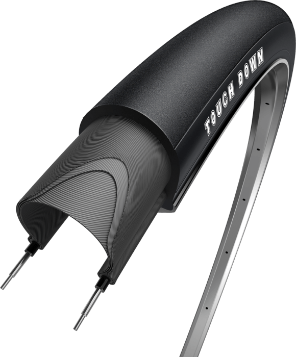 Покришка складана 700x23C OBOR Touch Down (W3111) Foldable, 60 TPI, укр, укр