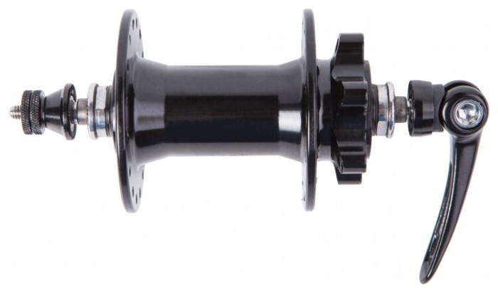 Передня втулка AL 32H під диск. ARC MT-001FA чорн. на пром. підшипні. з ексцентром., укр, укр