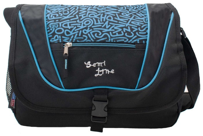 Сумка через плече Semi Line 9 Black/Blue (7156)