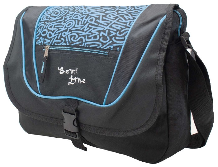 Сумка через плече Semi Line 9 Black/Blue (7156)