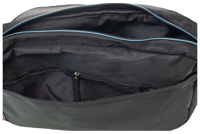 Сумка через плече Semi Line 9 Black/Blue (7156)