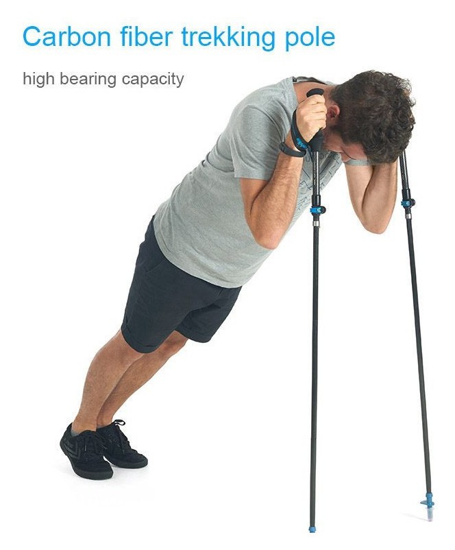 Трекінгова палиця Naturehike ST07 NH18D010-Z, 115-135 см, бордова