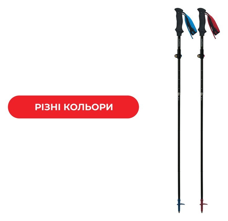 Трекінгова палиця Naturehike ST07 NH18D010-Z, 115-135 см, бордова, укр, укр