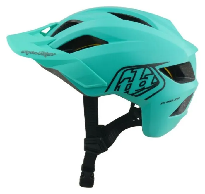 Вело шолом TLD YOUTH FLOWLINE HELMET; POINT [CHARCOAL / REAL TEAL] OSFA