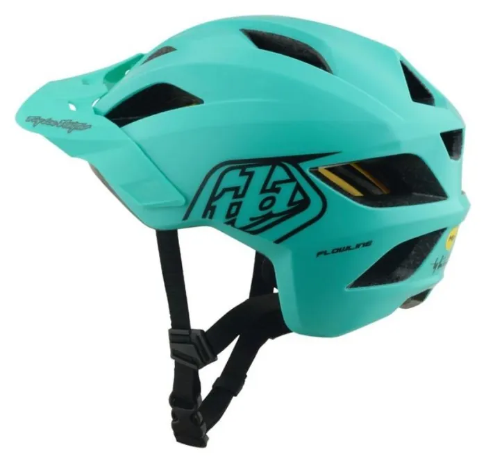 Вело шолом TLD YOUTH FLOWLINE HELMET; POINT [CHARCOAL / REAL TEAL] OSFA