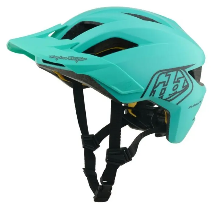 Вело шолом TLD YOUTH FLOWLINE HELMET; POINT [CHARCOAL / REAL TEAL] OSFA