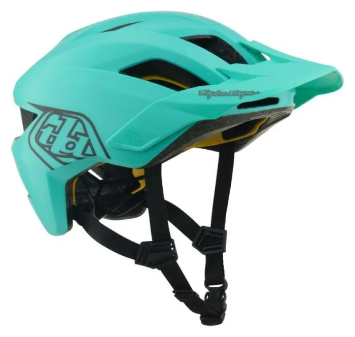 Вело шолом TLD YOUTH FLOWLINE HELMET; POINT [CHARCOAL / REAL TEAL] OSFA