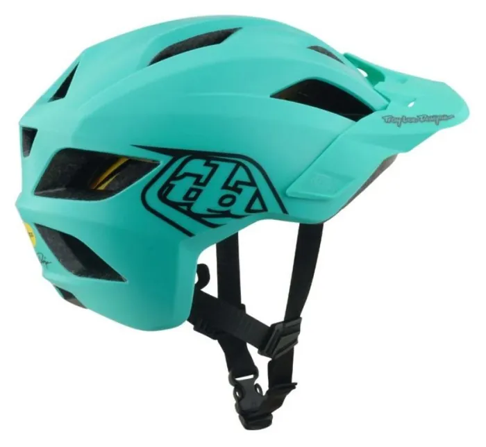 Вело шолом TLD YOUTH FLOWLINE HELMET; POINT [CHARCOAL / REAL TEAL] OSFA