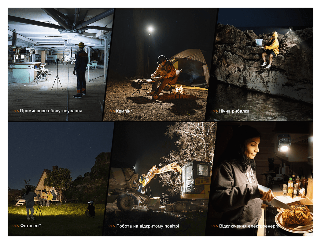 Ліхтар прожектор Fenix CL27R зелений, укр, укр