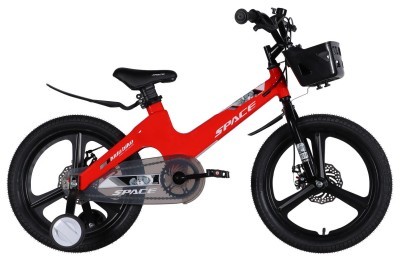 Велосипед MG 18" SPACE KID MOON DD рама-10,6" красный 2026