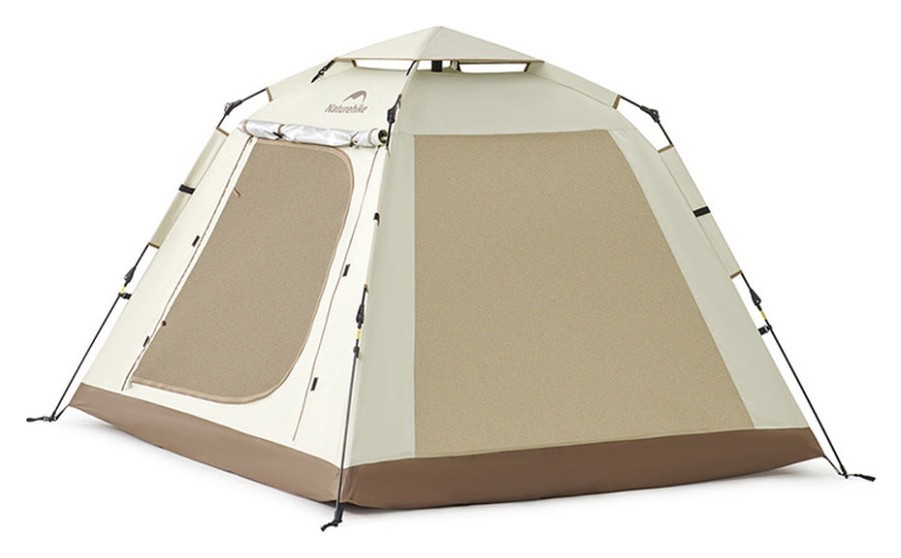 Намет тримісний автоматичний із тентом Naturehike Ango Picnic CNK2450WS021, коричневий