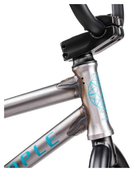 Велосипед WeThePeople JUSTICE Complete Bike matt black/raw fade TT20.75" Cassette (черно-серый)