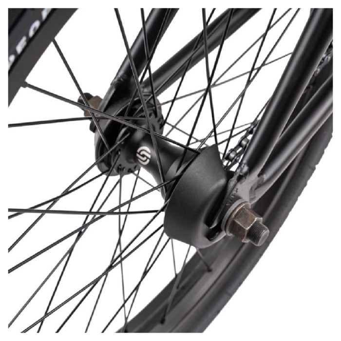 Велосипед WeThePeople JUSTICE Complete Bike matt black/raw fade TT20.75" Cassette (черно-серый)