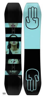 Сноуборд Bataleon WALLIE 151 Black/blue (10.18.WALL) O