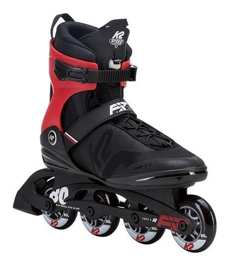 Роликові коньки для дорослих K2 F.I.T. 80 PRO M 41.5 (8.5US) 265мм Black/red (30C0716.1.1) O, укр, укр