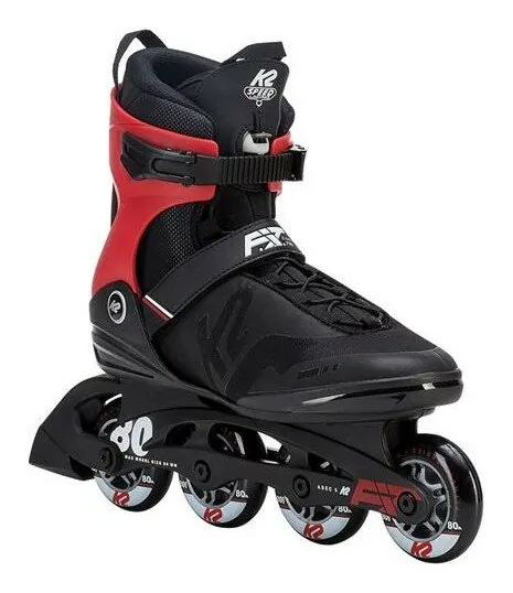 Роликові коньки для дорослих K2 F.I.T. 80 PRO M 41.5 (8.5US) 265мм Black/red (30C0716.1.1) O (300мм)