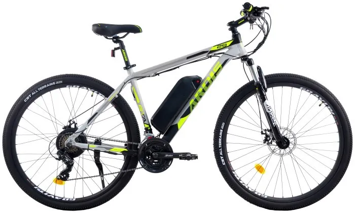 Електровелосипед Ardis 29 MTB AL "GTA" 500W, Сіро-жовтий