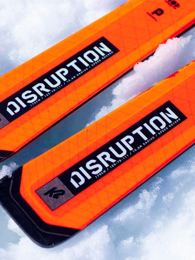 Лежи горные комплект K2 DISRUPTION 78C+M3 11 COMPACT QKCLK 163см Orange/black (10E0007.242.1+10E1012.142.2)