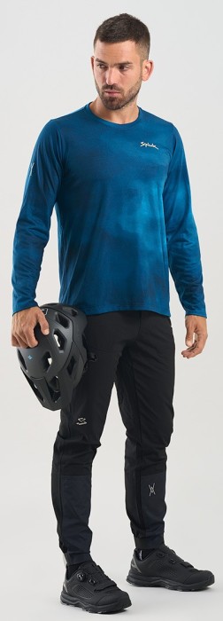 Джерси MTB Spiuk All Terrain для рукав мужской синий с градиентом XXL