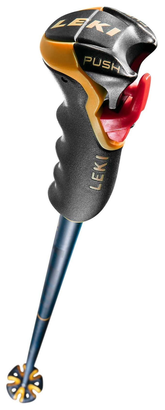 Палки для горных лыж Leki SPITFIRE 3D 115см Denim blue/blue/mustard yellow (65068021-WRH)