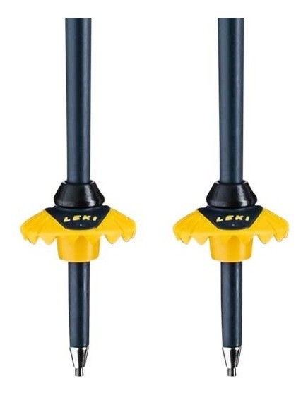 Палки для горных лыж Leki SPITFIRE 3D 115см Denim blue/blue/mustard yellow (65068021-WRH)