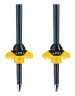 Палки для горных лыж Leki SPITFIRE 3D 115см Denim blue/blue/mustard yellow (65068021-WRH) Фото - 3