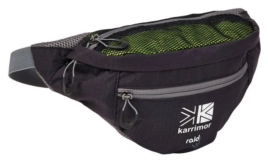 Сумка на пояс Karrimor RAID 2 Black/grey (KR15006-BKG 2) (Сірий із чорним)