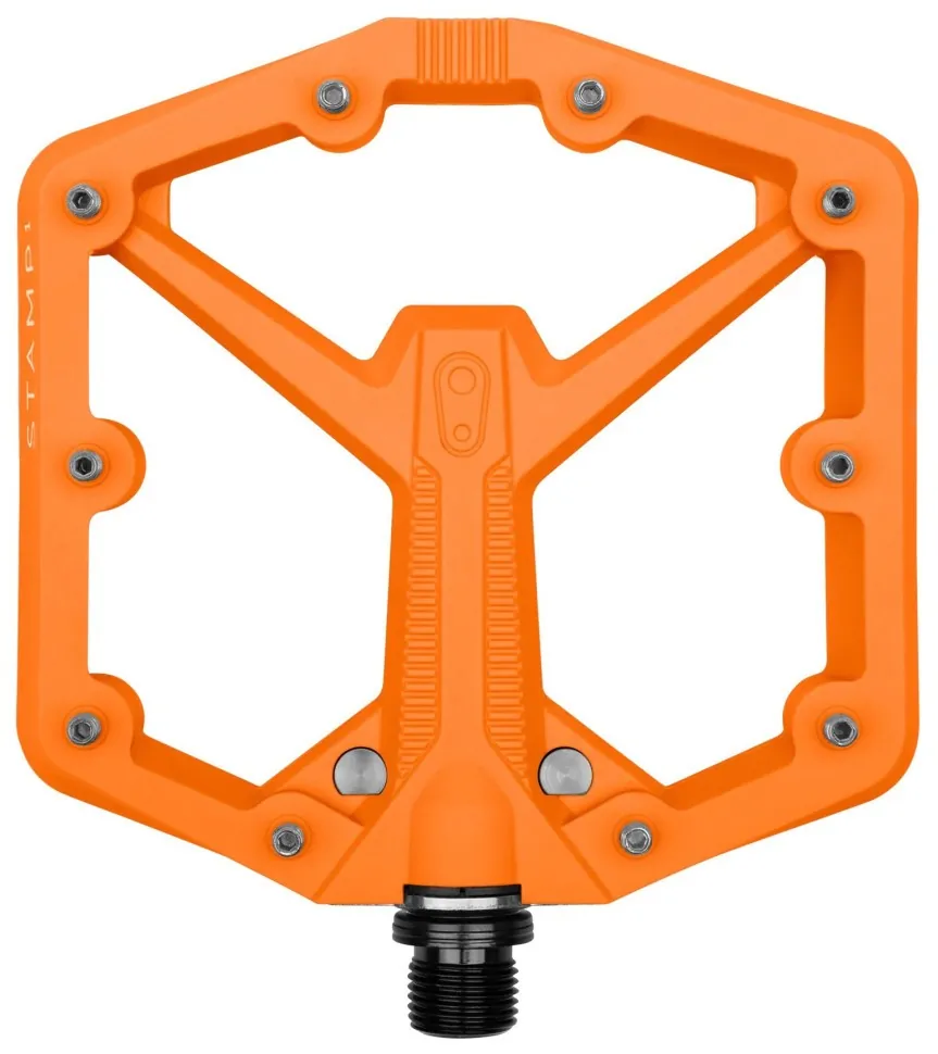 Педалі Crankbrothers STAMP 1 (GEN. 2), розмір S (37-43 eu), оранжеві (PED-92-32)