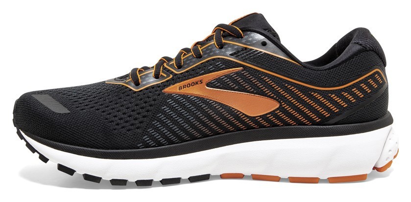 Кросівки чоловічі Brooks GHOST 12 M 42 (8.5US) Black/turbulence/orange (1103161D009)