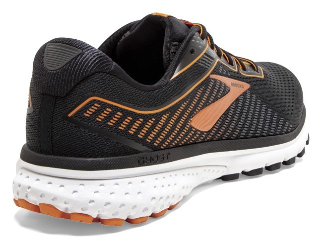 Кроссовки мужские Brooks GHOST 12 M 42 (8.5US) Black/turbulence/orange (1103161D009)