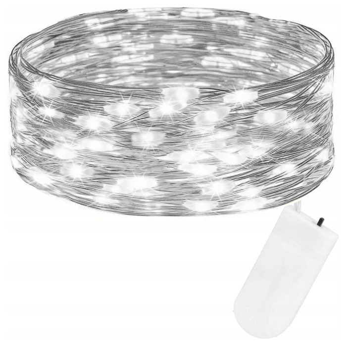 Гирлянда на батарейках Springos 2 м 20 LED CL4100 Cold White