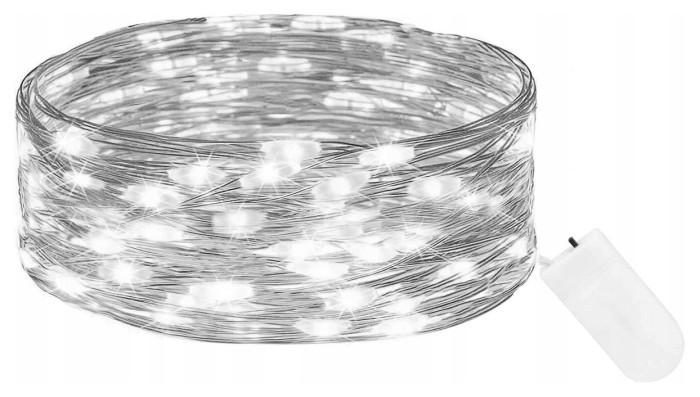 Гирлянда на батарейках Springos 2 м 20 LED CL4100 Cold White