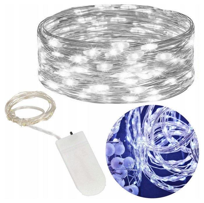 Гирлянда на батарейках Springos 2 м 20 LED CL4100 Cold White