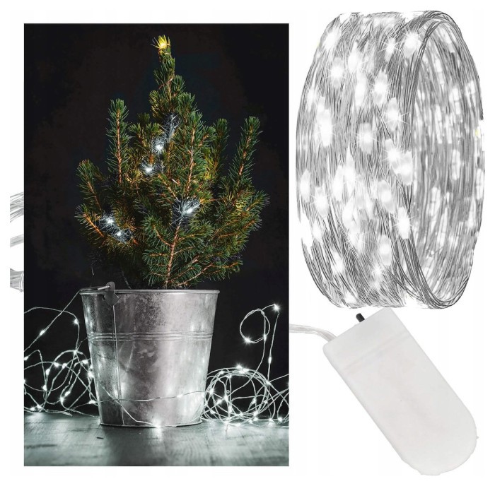 Гирлянда на батарейках Springos 2 м 20 LED CL4100 Cold White