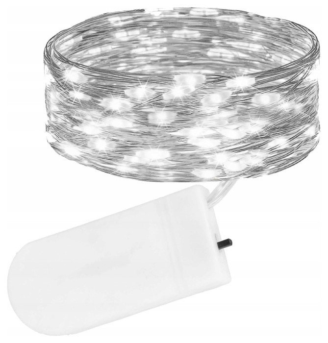 Гирлянда на батарейках Springos 2 м 20 LED CL4100 Cold White