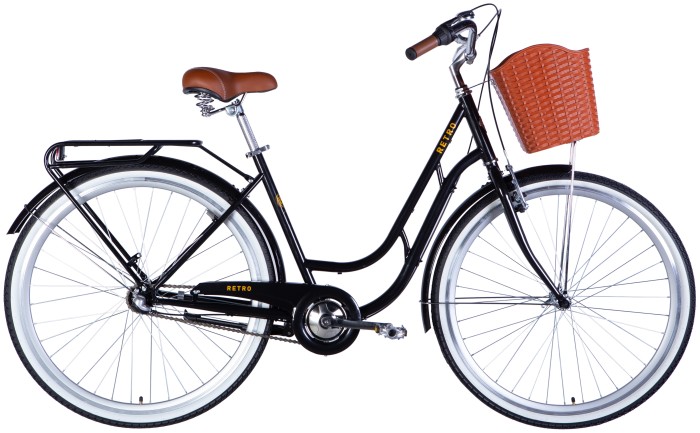 Велосипед ST 28" Dorozhnik RETRO PH рама-19" черный 2025