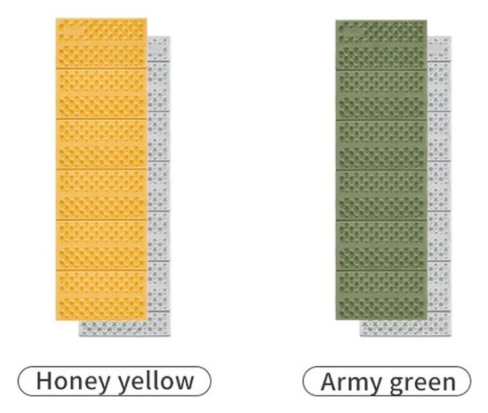 Килимок складний IXPE Naturehike CNK2550WS030, алюмінієва плівка, 18 мм, оливковий-зелений