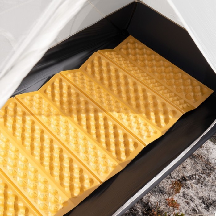 Килимок складний IXPE Naturehike CNK2550WS030, алюмінієва плівка, 18 мм, оливковий-зелений, укр, укр