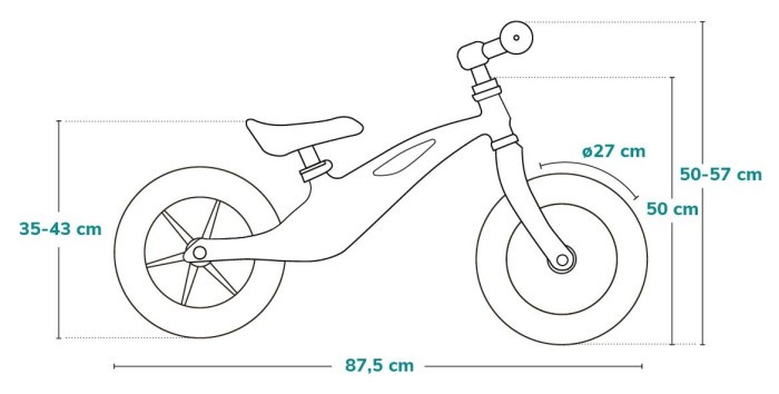 Біговел Lionelo BART PURPLE AMETHYST