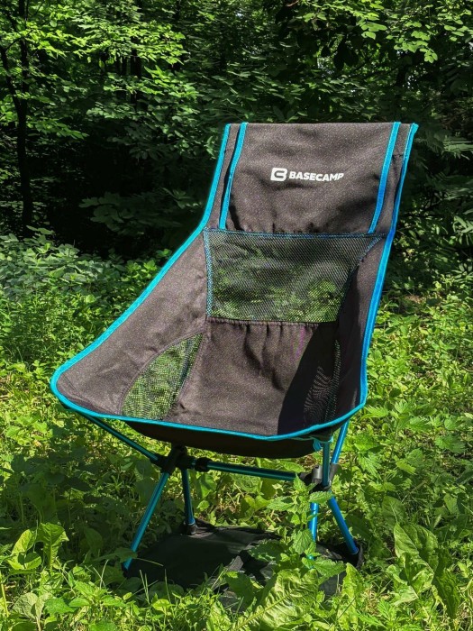 Кресло кемпинговое BaseCamp Compact L, 56х65х85см, Black/Blue